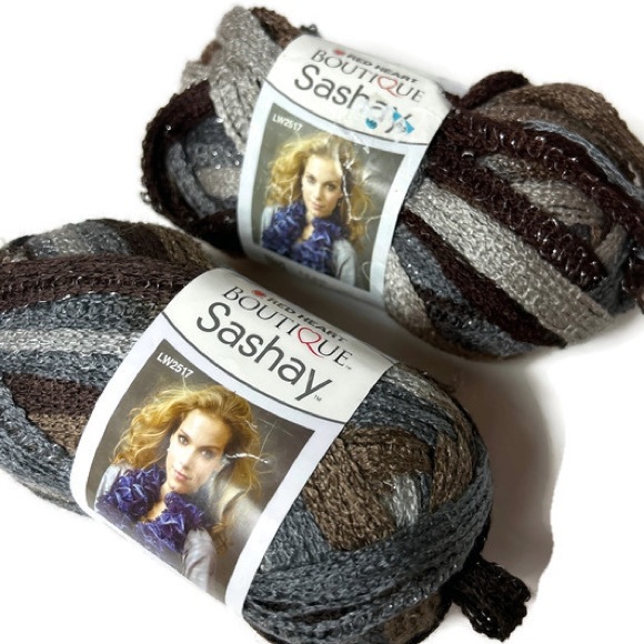 Assorted Yarns (BERNAT, RED HEART Boutique Sashay brand) - Picture 3 of 9